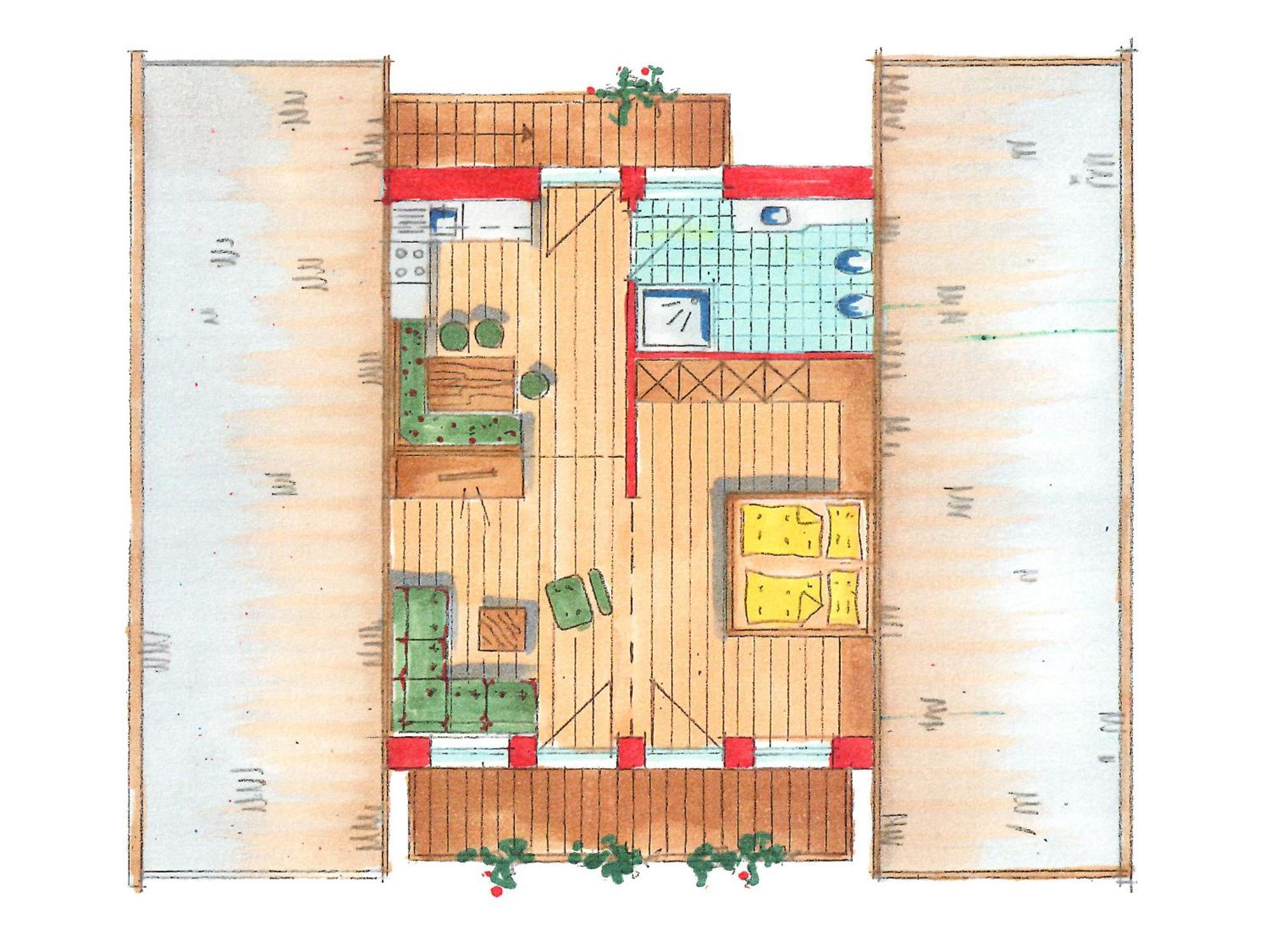 Chalet Piz Da Peres Olang Habitación foto